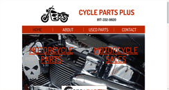Desktop Screenshot of cyclepartsplus.com