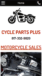 Mobile Screenshot of cyclepartsplus.com
