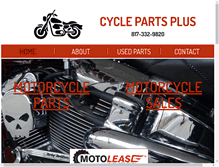 Tablet Screenshot of cyclepartsplus.com